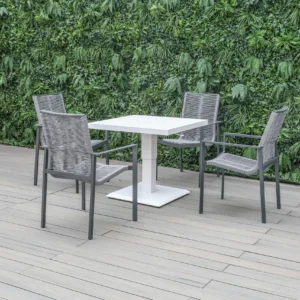 4 seter set with adjustable table