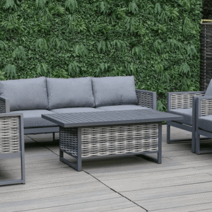 22C022A-set 7 seter sofa with table