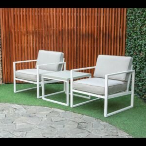 16C063A-KD-SET  BISTRO WHITE SET